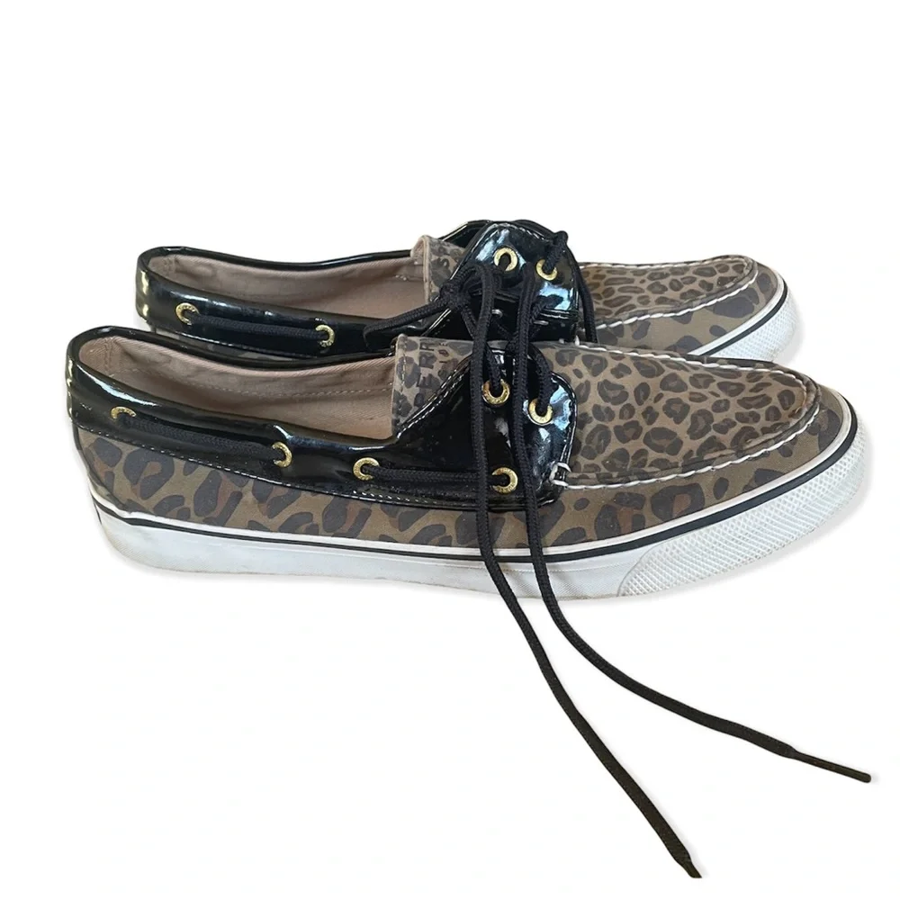 Sperry Topside cheetah print loafers - Picture 2 of 6